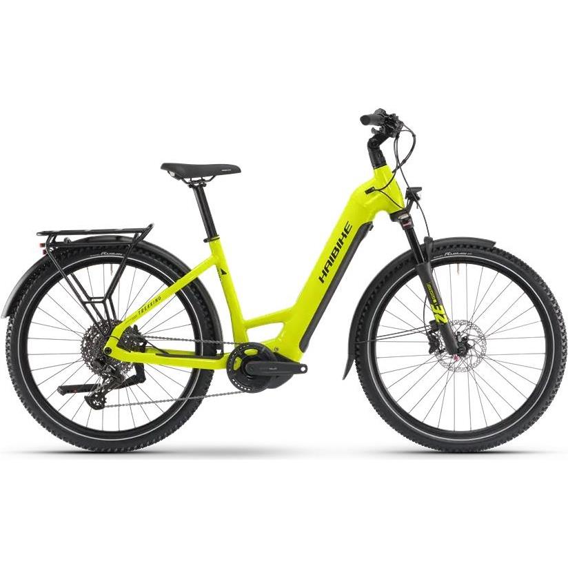 Elcykel hybrid Haibike Trekking 5 Low Lime/Black Glossy