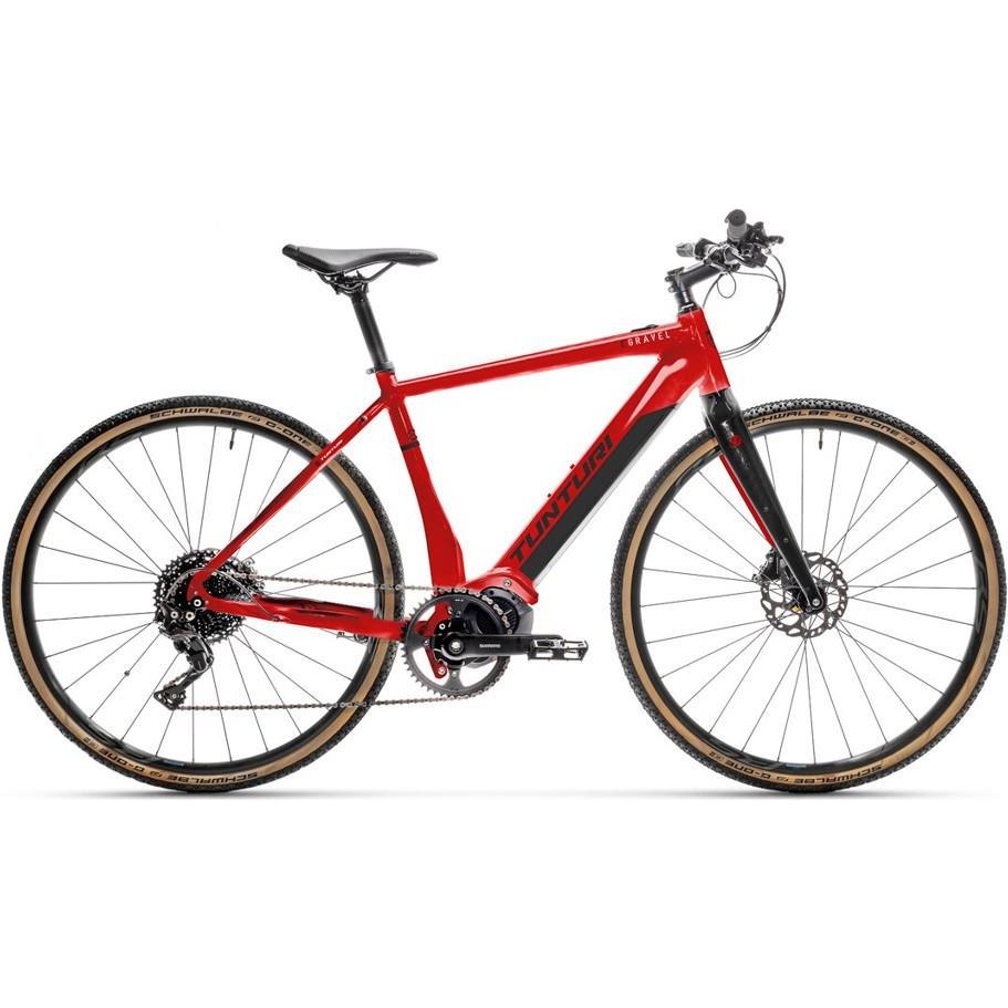 Elcykel Gravel Tunturi eGravel 504Wh Red/Black