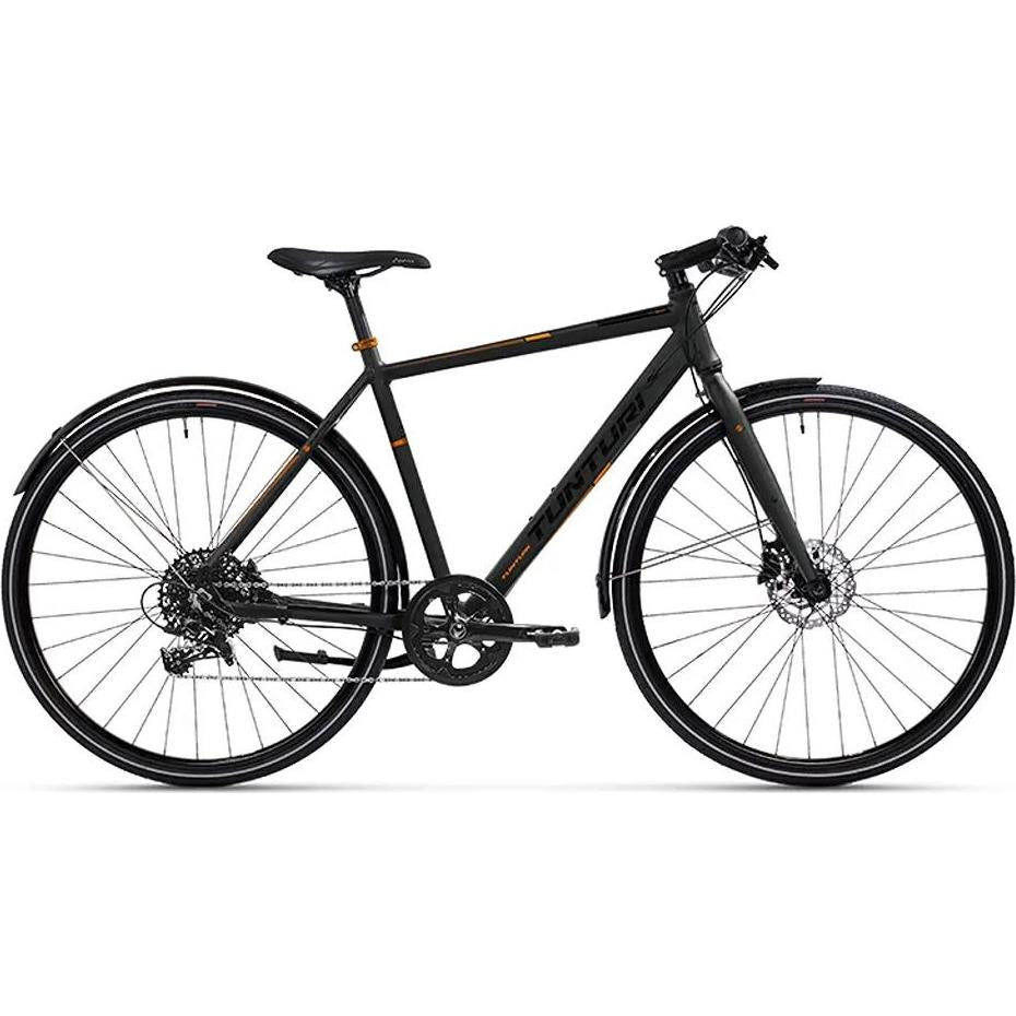 Cityhybrid Tunturi RX900 High Matt Dark Grey/Black/Orange