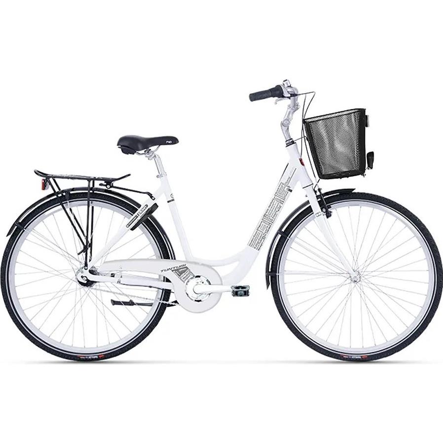 Damcykel Tunturi Uptown White White