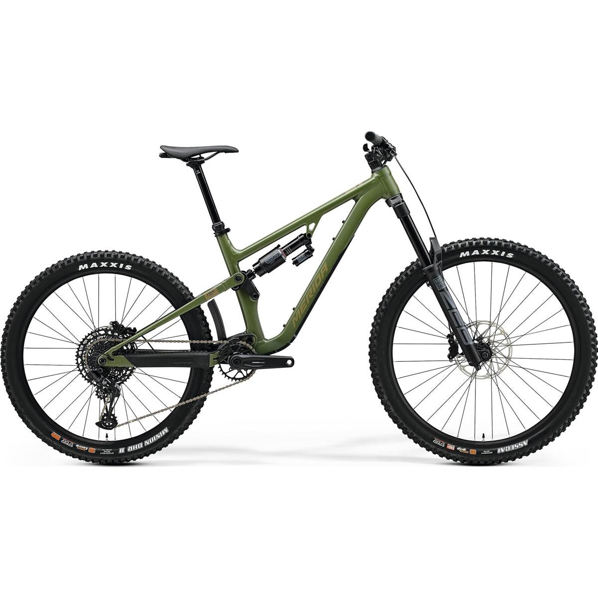 Heldämpad MTB Merida One-Sixty 700 Silk Anaconda Green/Brown