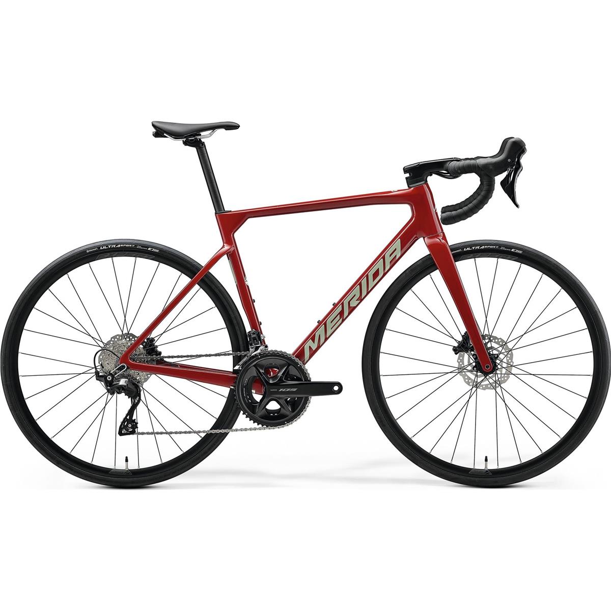 Racercykel Allround Merida Scultura 4000 Glossy Heritage Red/Grey