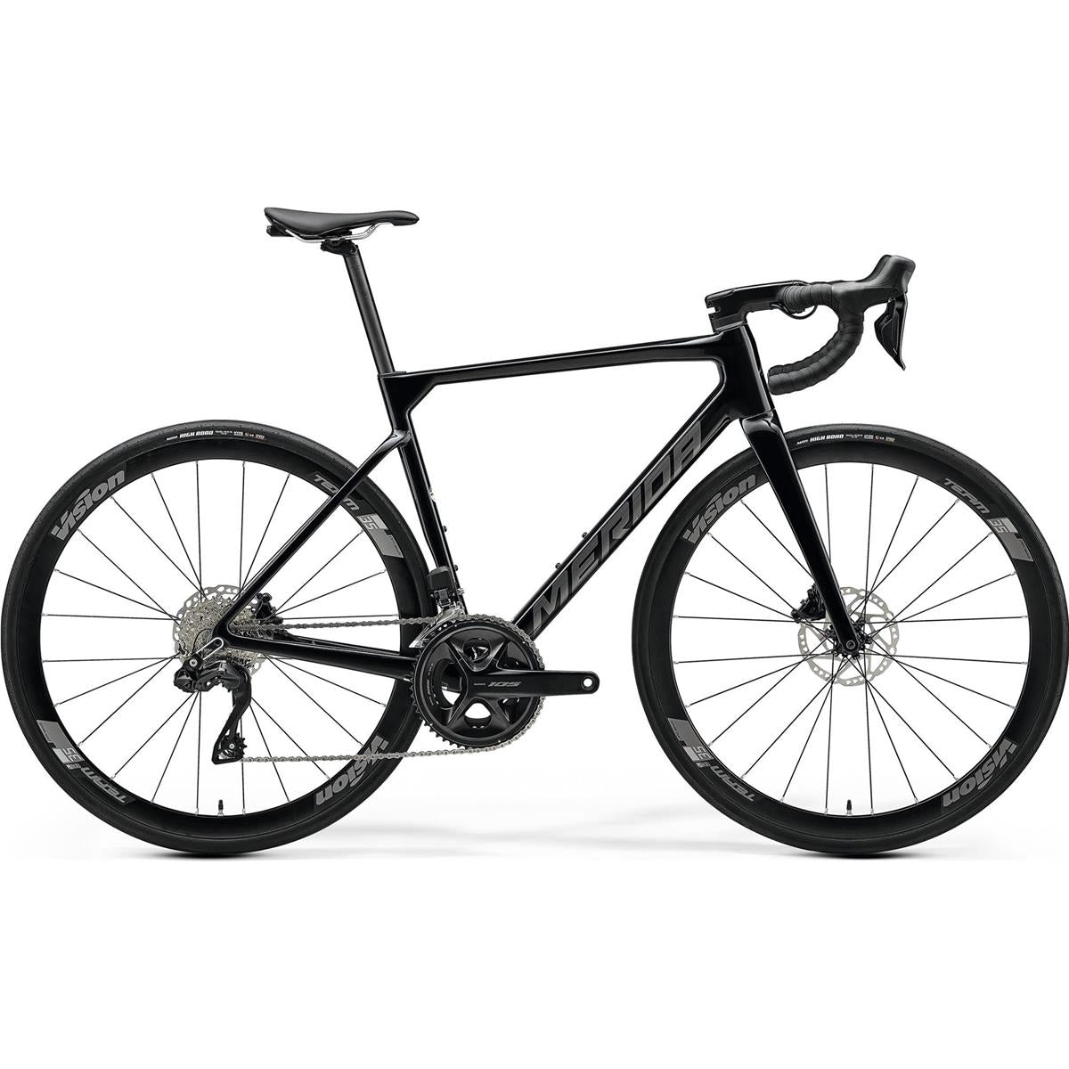 Racercykel Allround Merida Scultura 5000 Metallic Black/Gunmetal Grey