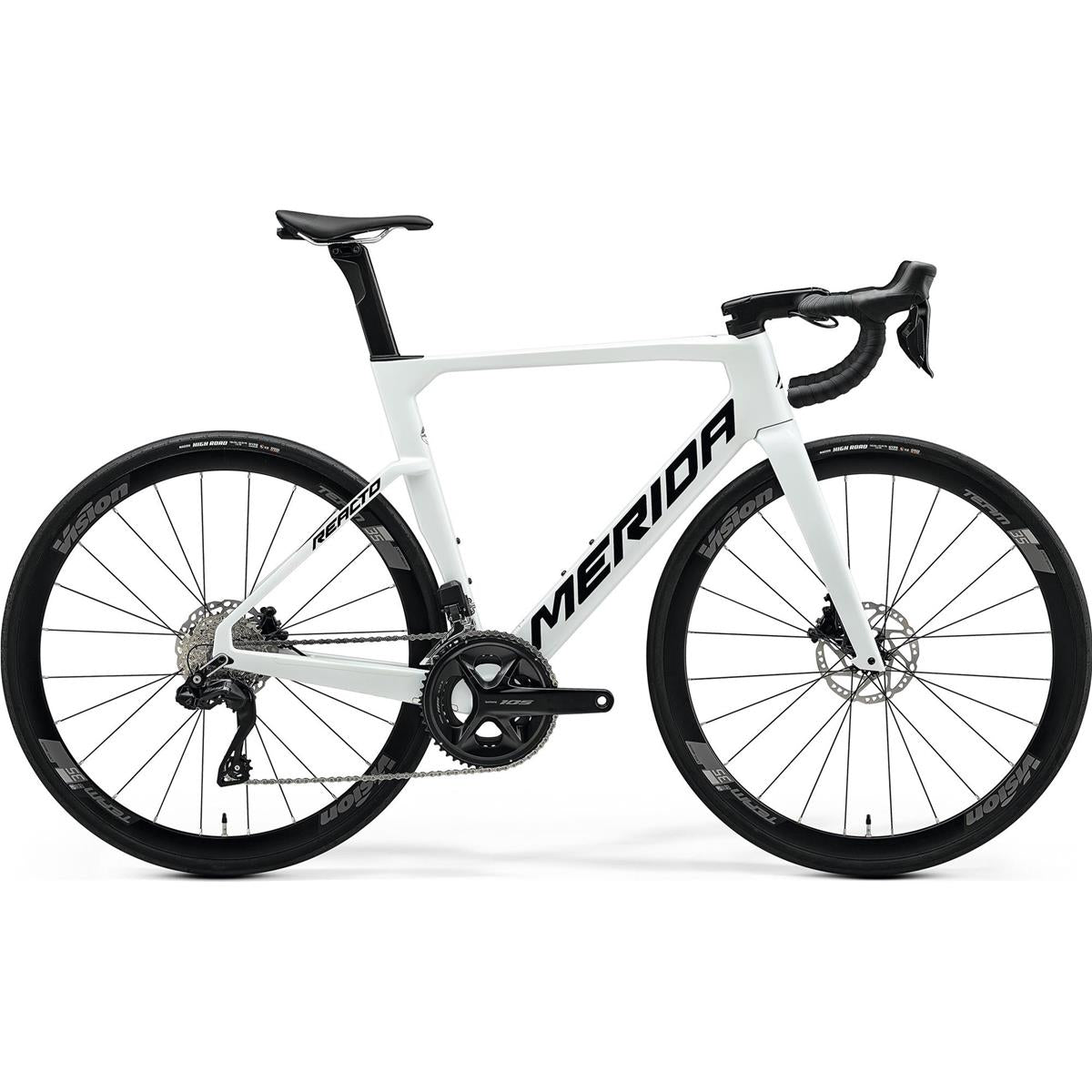 Aeroracer Merida Reacto 5000 Glossy Pearl White/Black