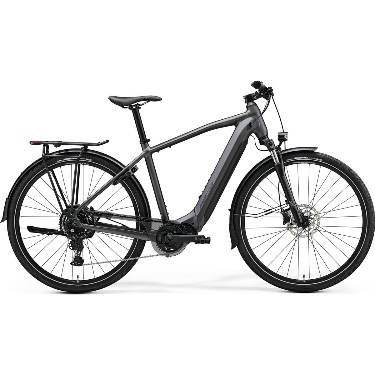 Hybridcykel El Merida eSpresso 400 EQ Matt Dark Silver/Black