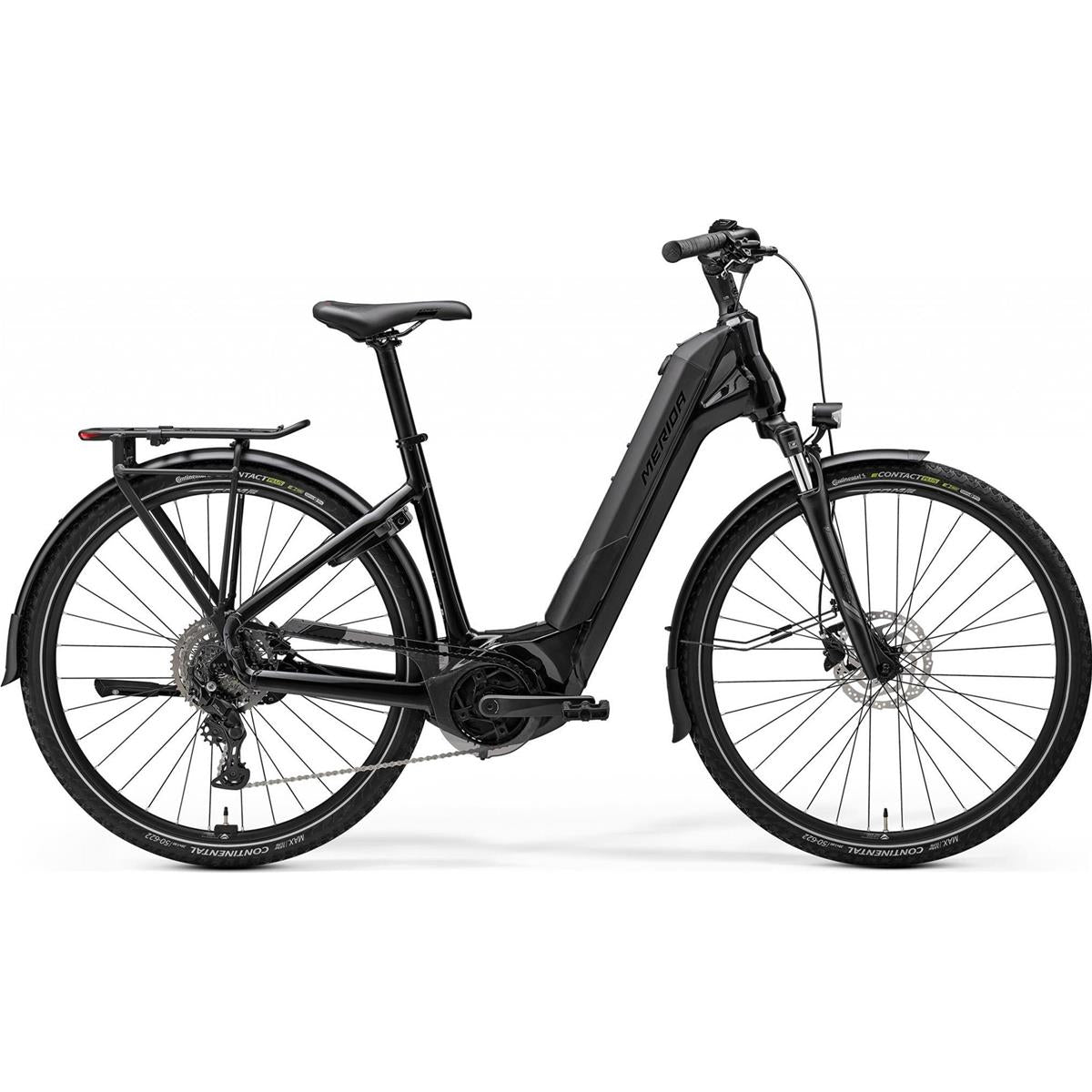 Hybridcykel El Merida eFloat City 400 EQ Metallic Black/Gunmetal Grey