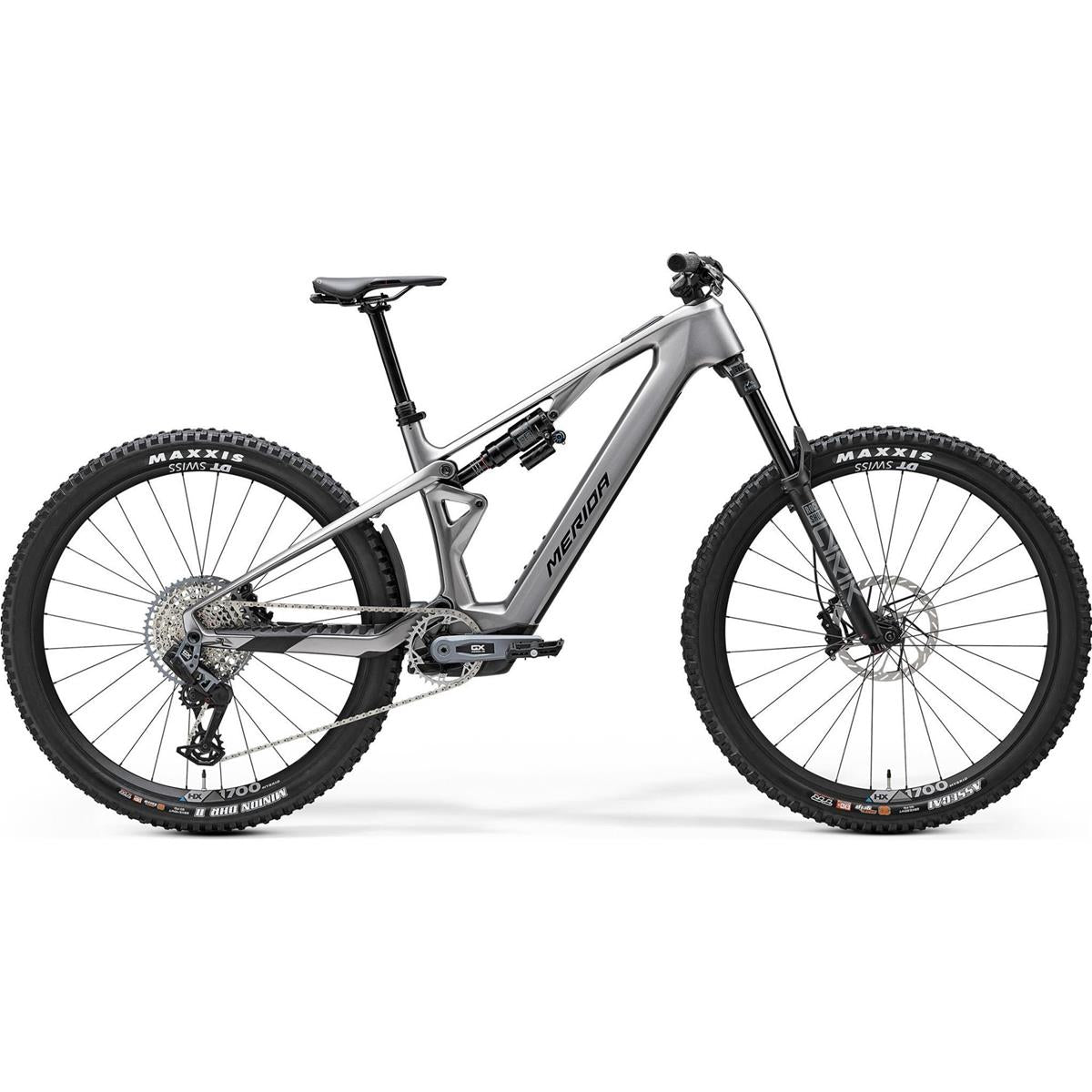 El MTB Merida eOne-Sixty SL 8000 Gunmetal Grey/Black