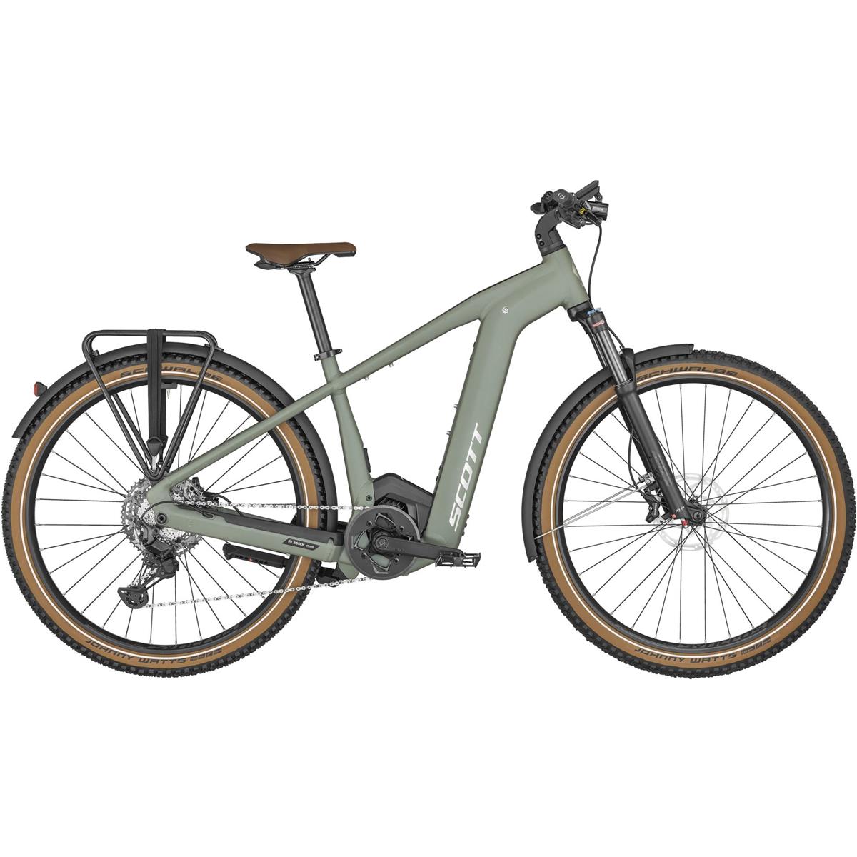 Elcykel hybrid Scott Axis eRIDE 10 Men SAMPLE Highland Green