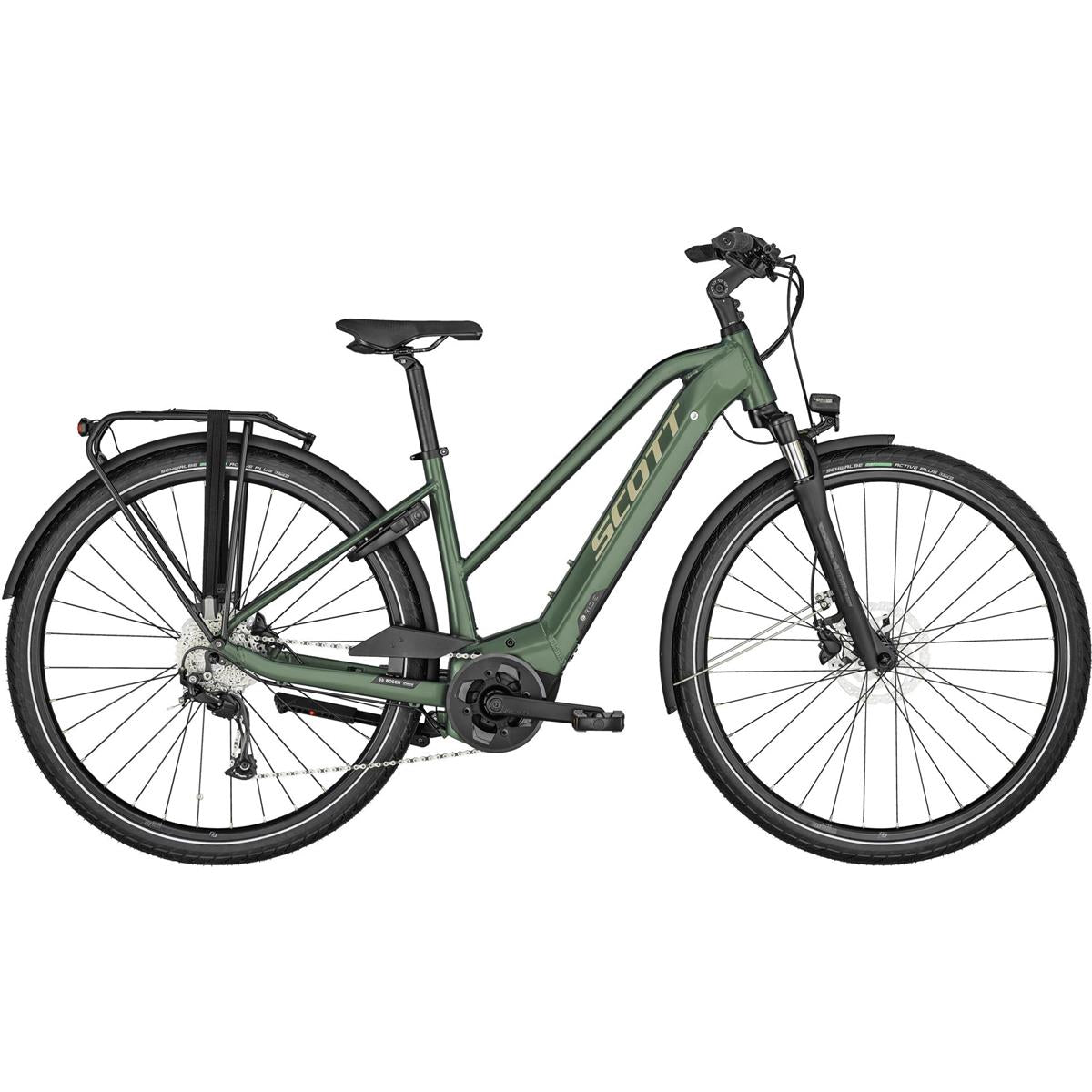 Elcykel hybrid Scott Sub Active eRIDE 10 Lady SAMPLE Malachite Green