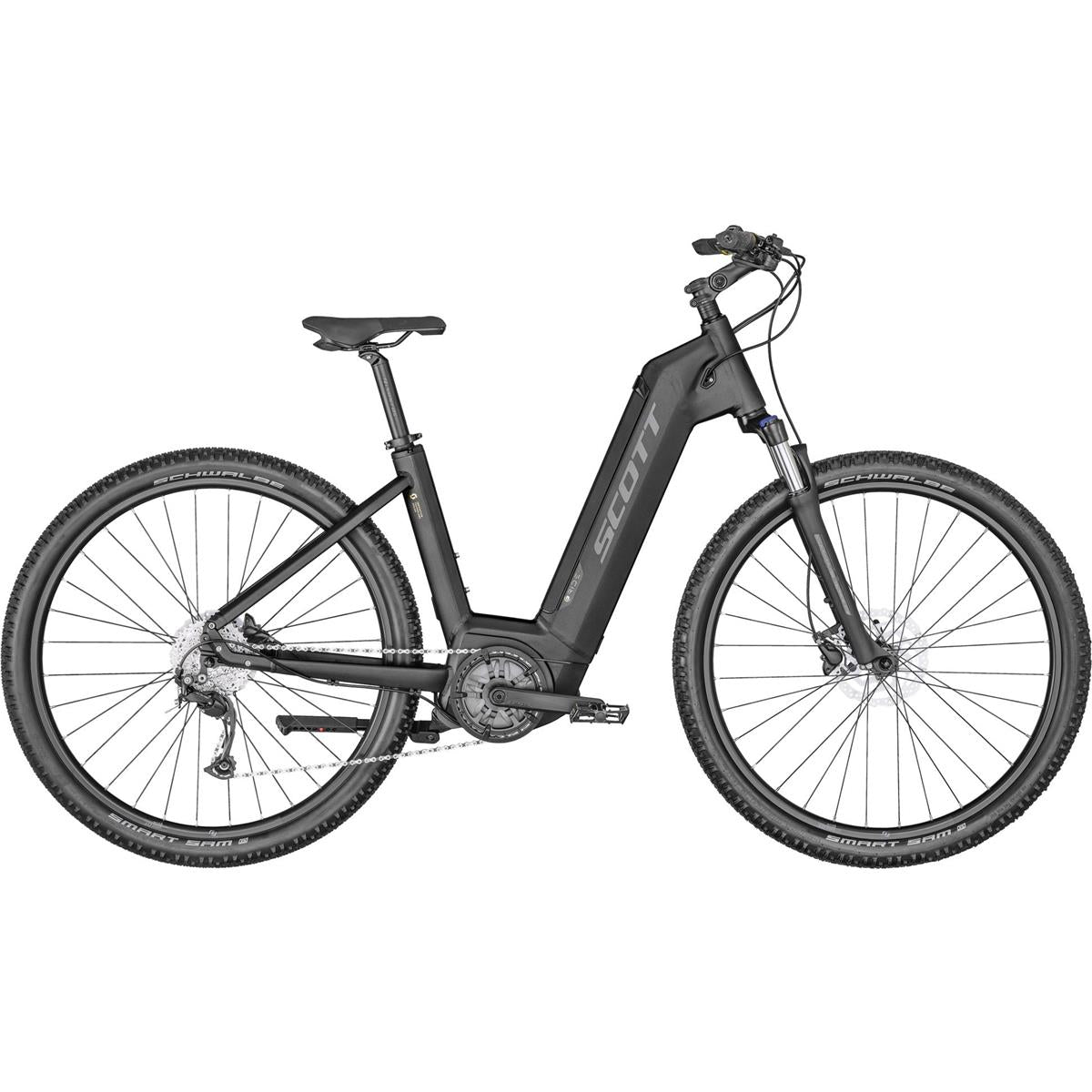 Elcykel hybrid Scott Sub Cross eRIDE 30 Unisex SAMPLE Dark Grey