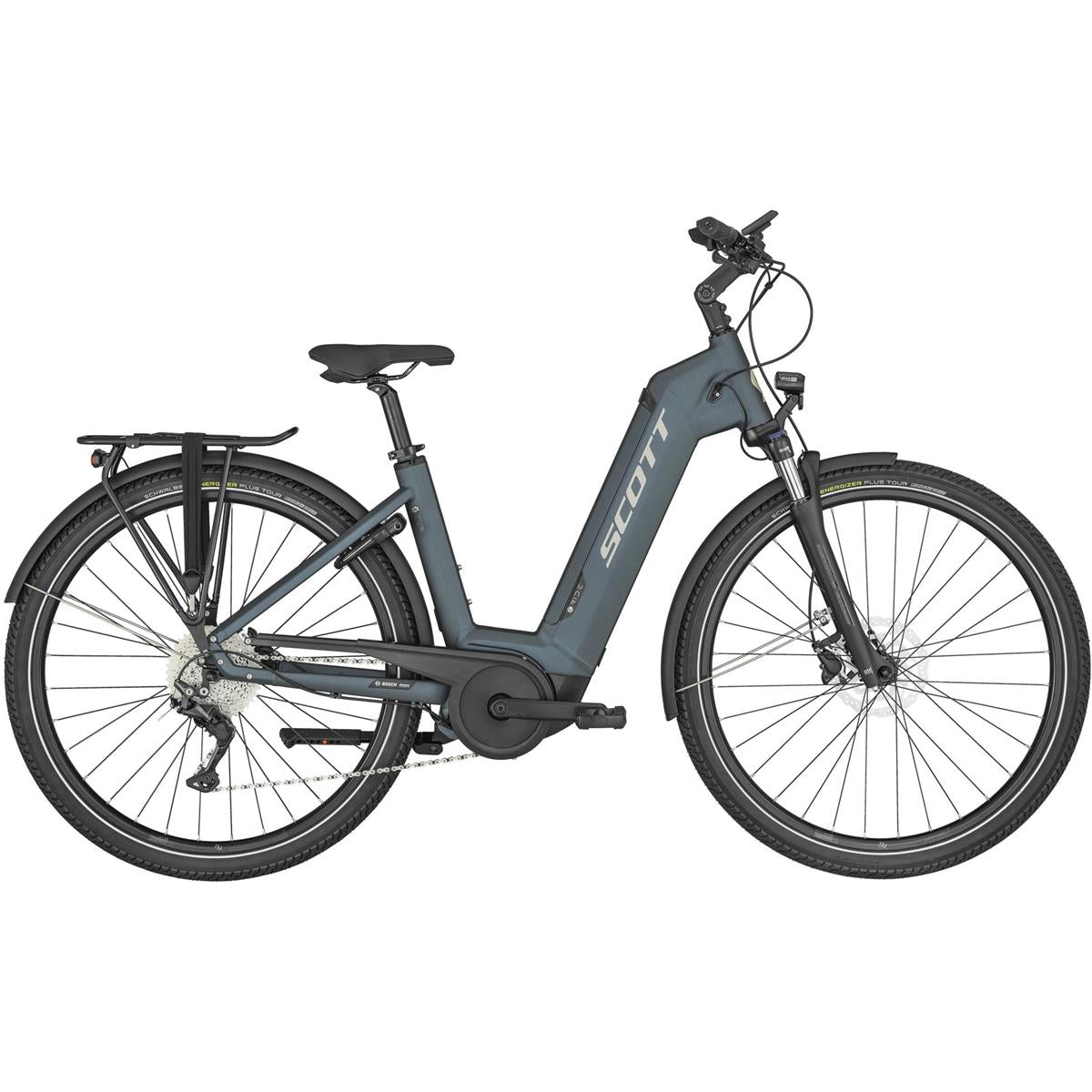 Elcykel hybrid Scott Sub Tour eRIDE 10 Unisex SAMPLE Petrol Blue