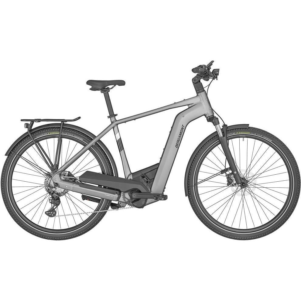 Elcykel hybrid Bergamont E-Horizon Sport 6 Gent SAMPLE Matt Titanium Silver
