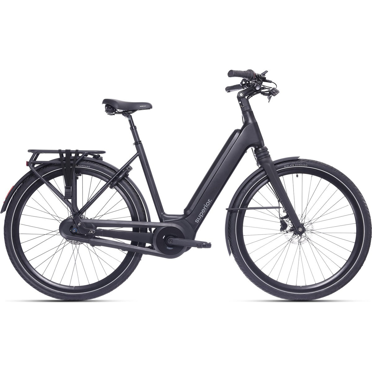 Hybridcykel el Superior eWAY 6.3 AVS Matte Black