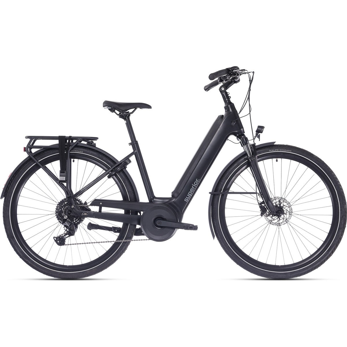 Hybridcykel el Superior eWAY 6.4 Matte Black