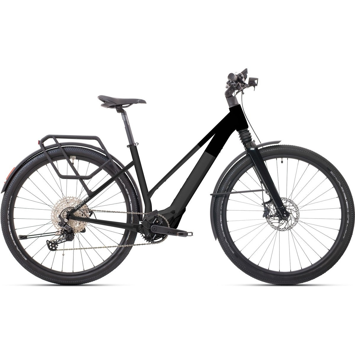 Hybridcykel el Superior iBLOX 6.3 MS Matte Black