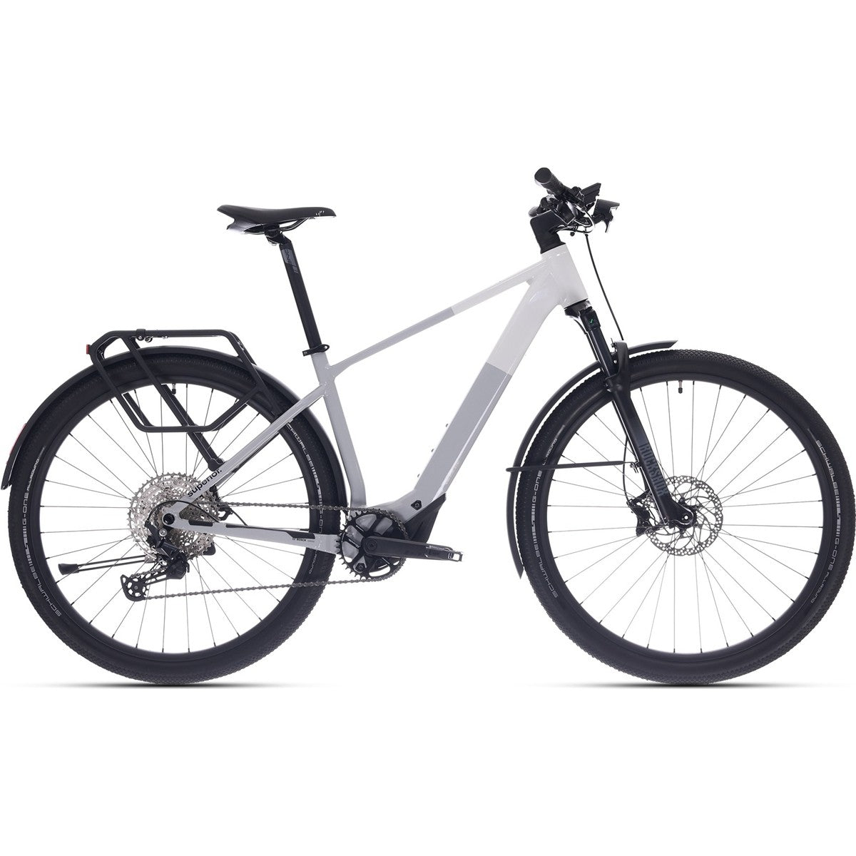 Hybridcykel el Superior iBLOX 6.5 Gloss Grey
