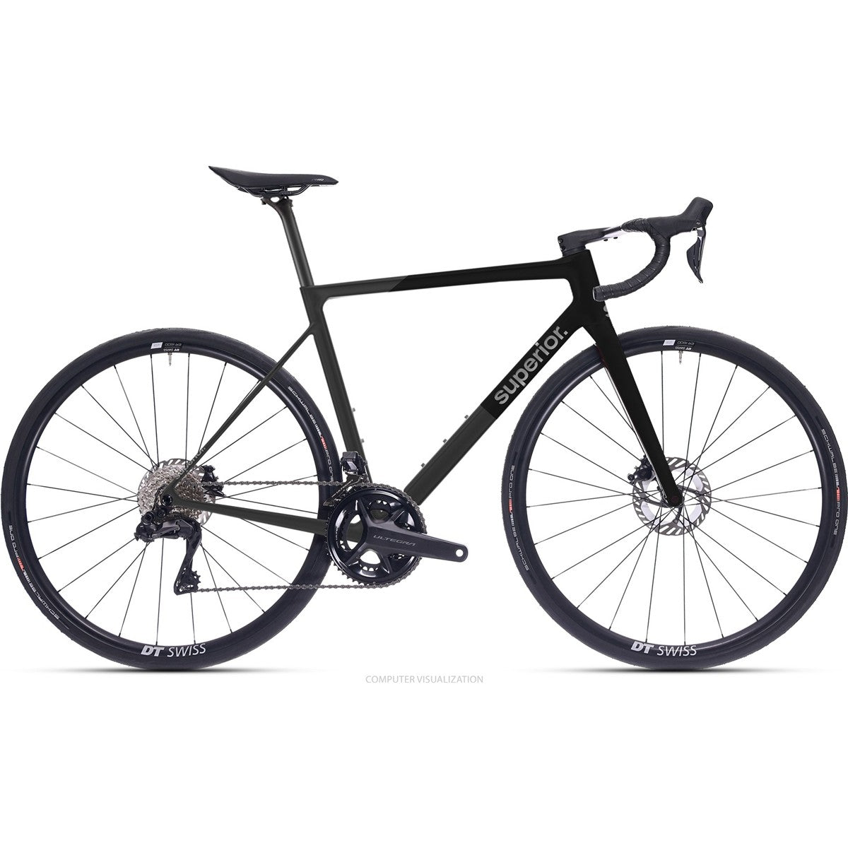 Racercykel allround Superior RR 9.5 Matte Carbon/Black