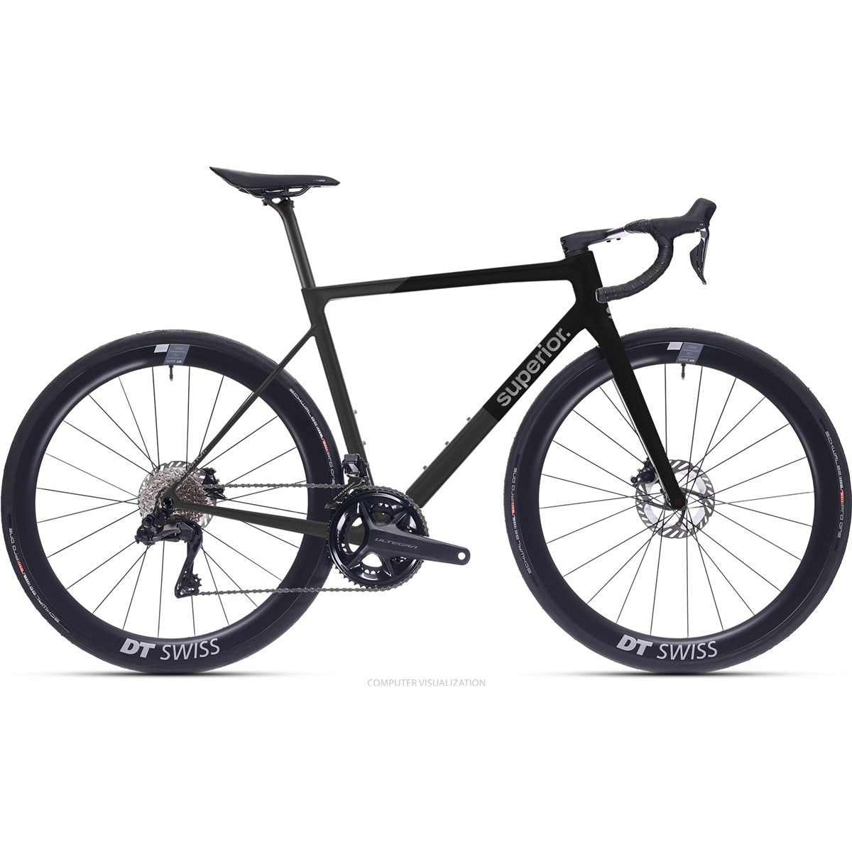 Racercykel allround Superior RR 9.6 Matte Carbon/Black