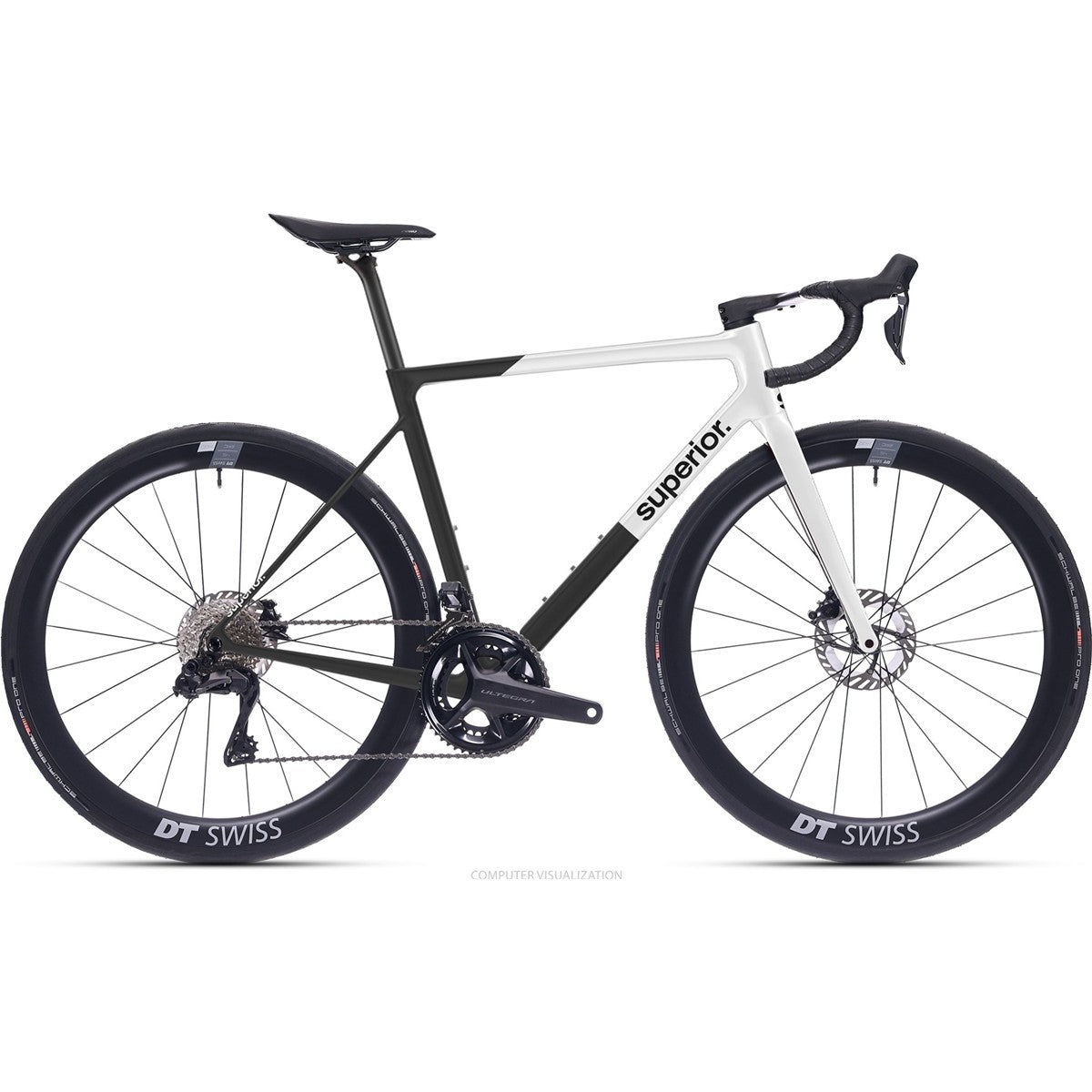 Racercykel allround Superior RR 9.6 Matte Carbon/White