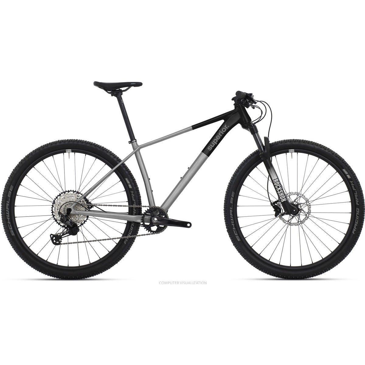 Hardtail MTB Superior XP 6.6 Matte Brushed Alu/Black
