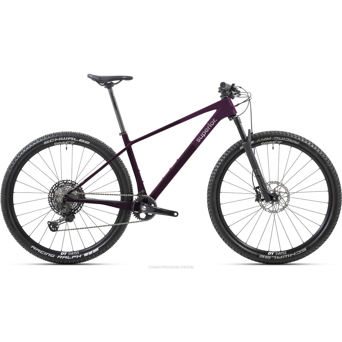 Hardtail MTB Superior XP 9.2 Matte Carbon/Red Carbon