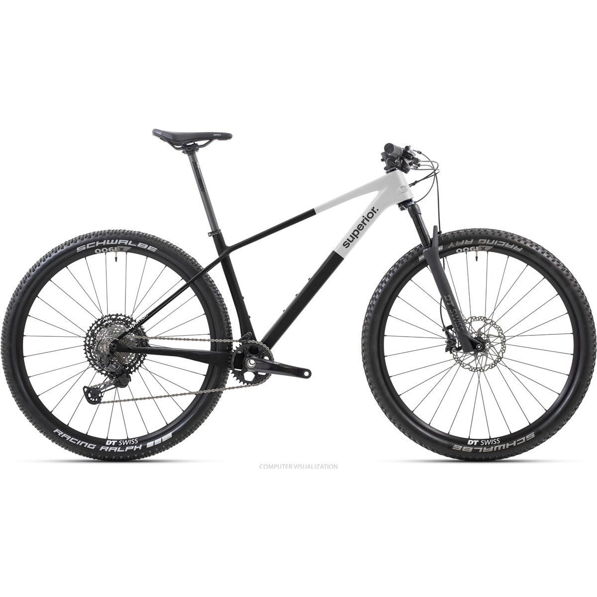 Hardtail MTB Superior XP 9.2 Matte Carbon/White