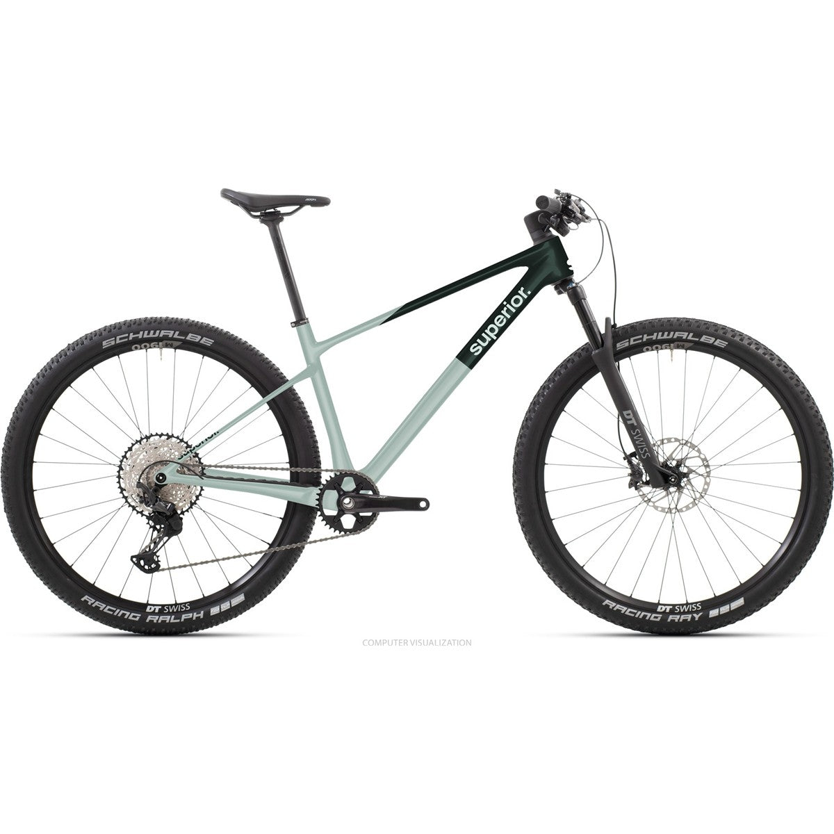 Hardtail MTB Superior XP 9.6 Gloss Petrol/Petrol Grey