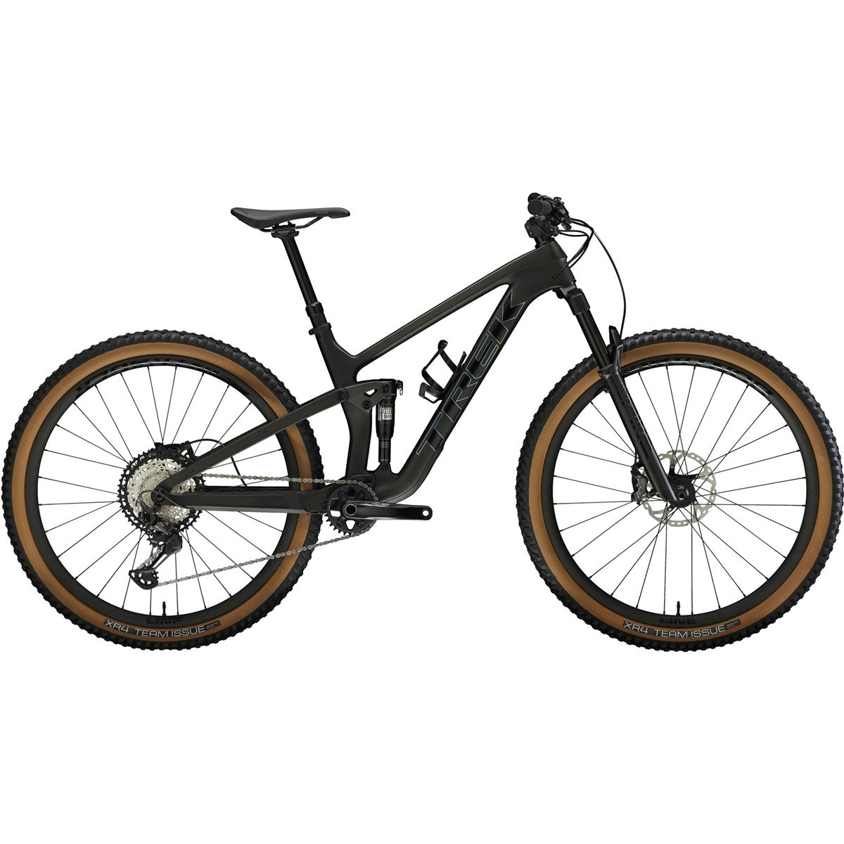 Heldämpad MTB Trek Top Fuel 9.8 XT Gen 3 Matte Raw Carbon