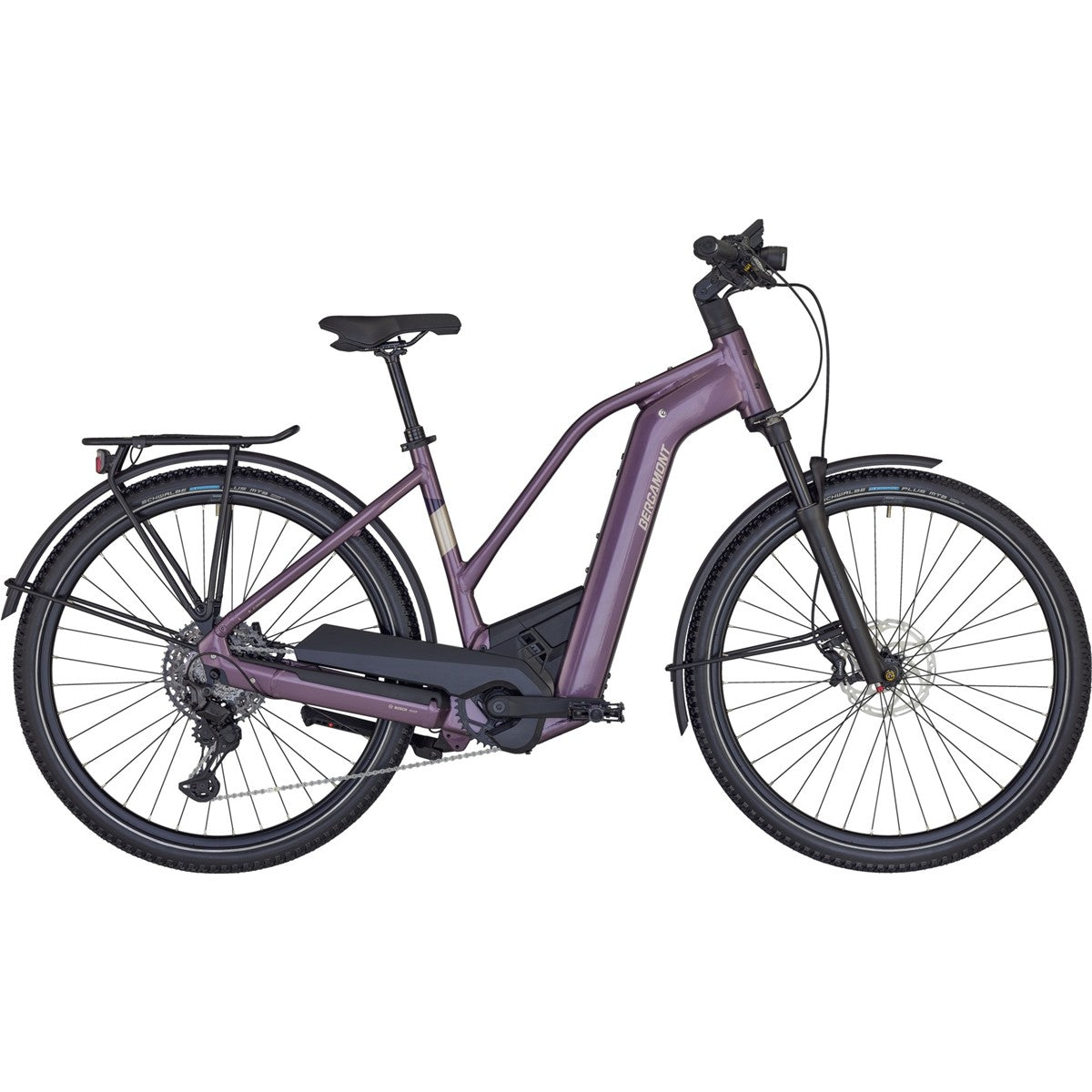 Elcykel hybrid Bergamont E-Horizon SUV Premium Lady Shiny Plum Purple