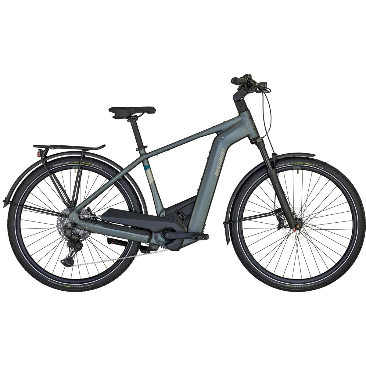 Elcykel hybrid Bergamont E-Horizon Expert Premium Gent Matt Anthracite Black