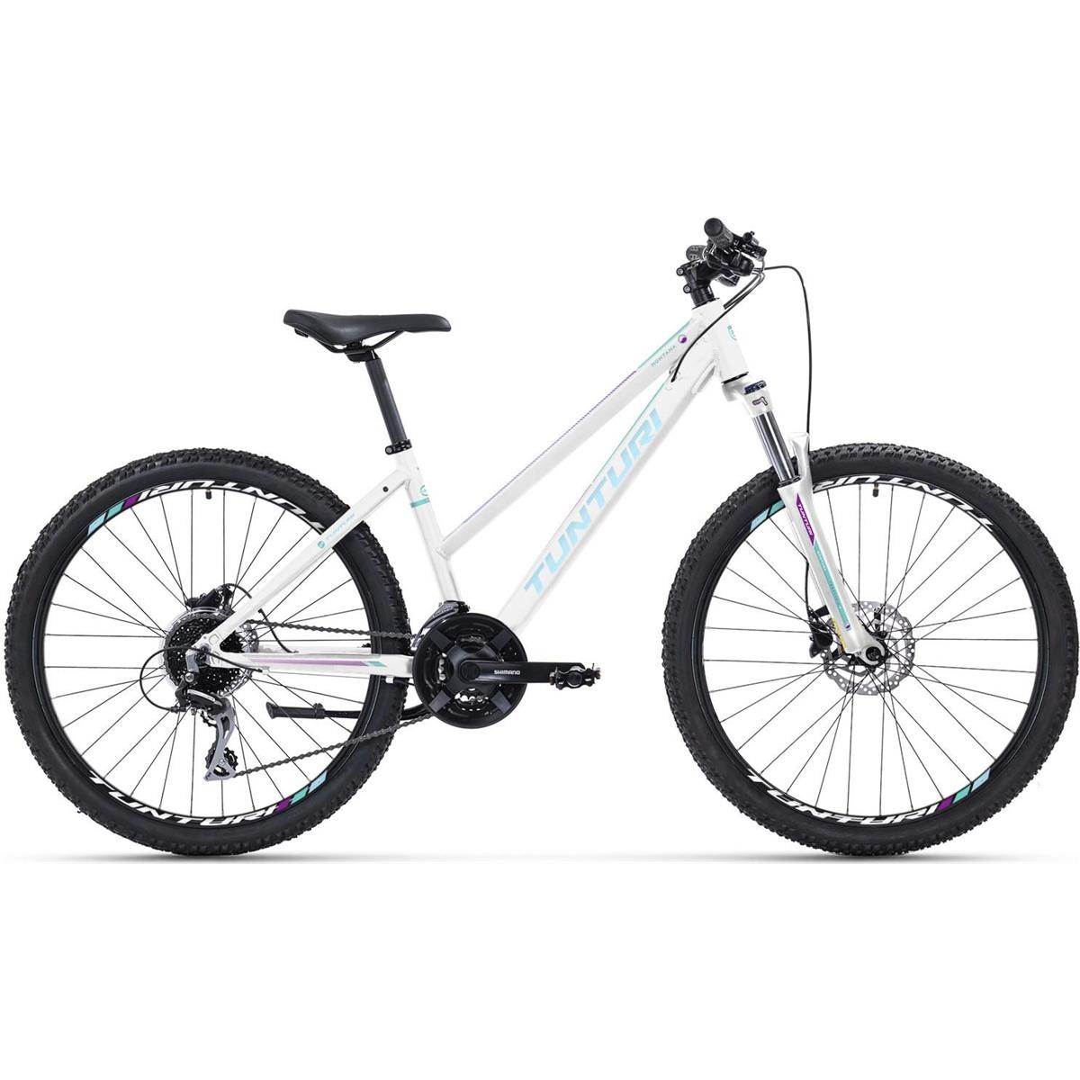 Hardtail MTB Tunturi Montana F26 White/Turquoise