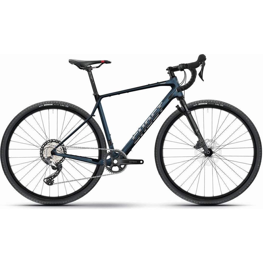 Gravel bike Ghost Asket CF Full Party Metallic Dark Blue/Glossy