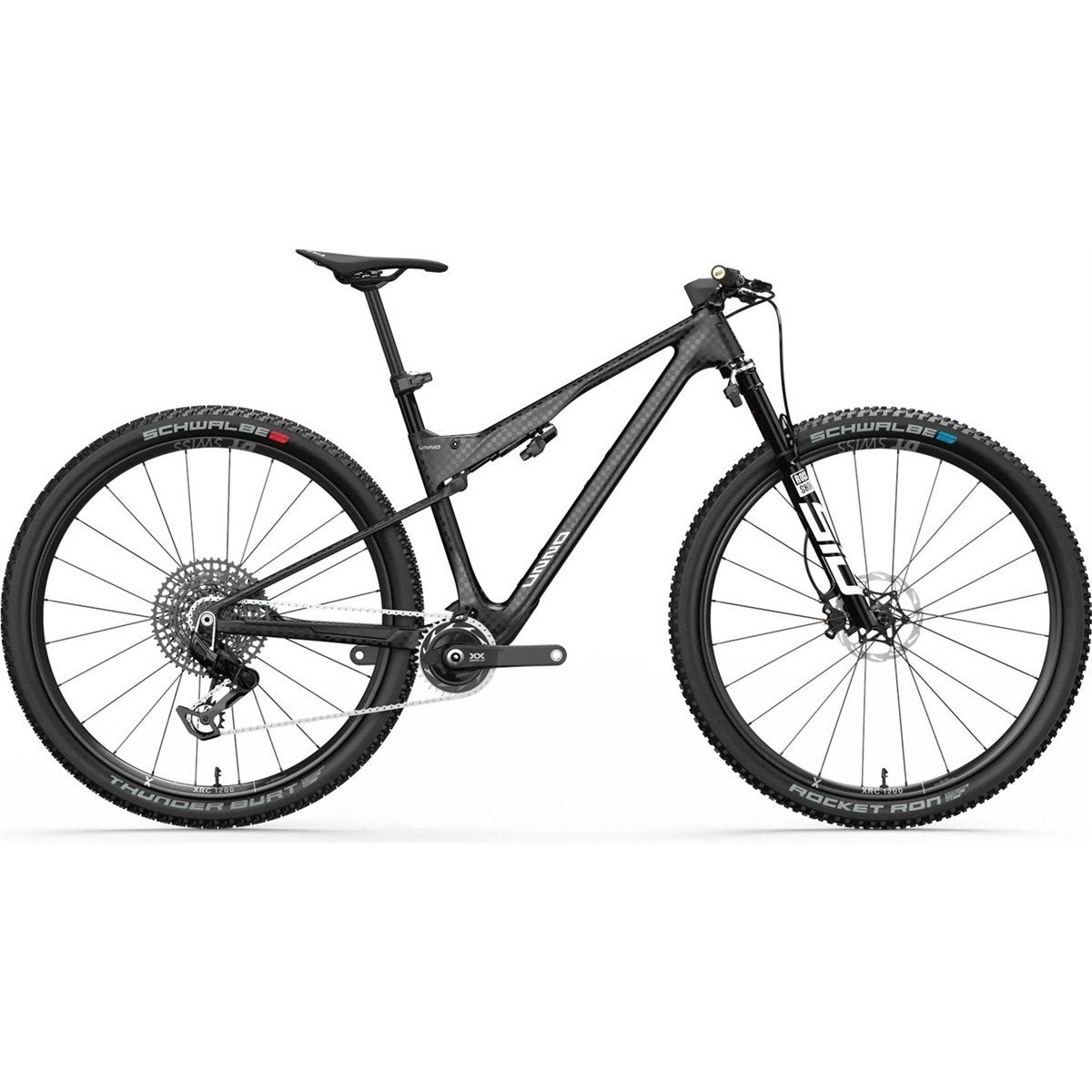 Heldämpad MTB Unno HORN Factory FA Carbon Matte