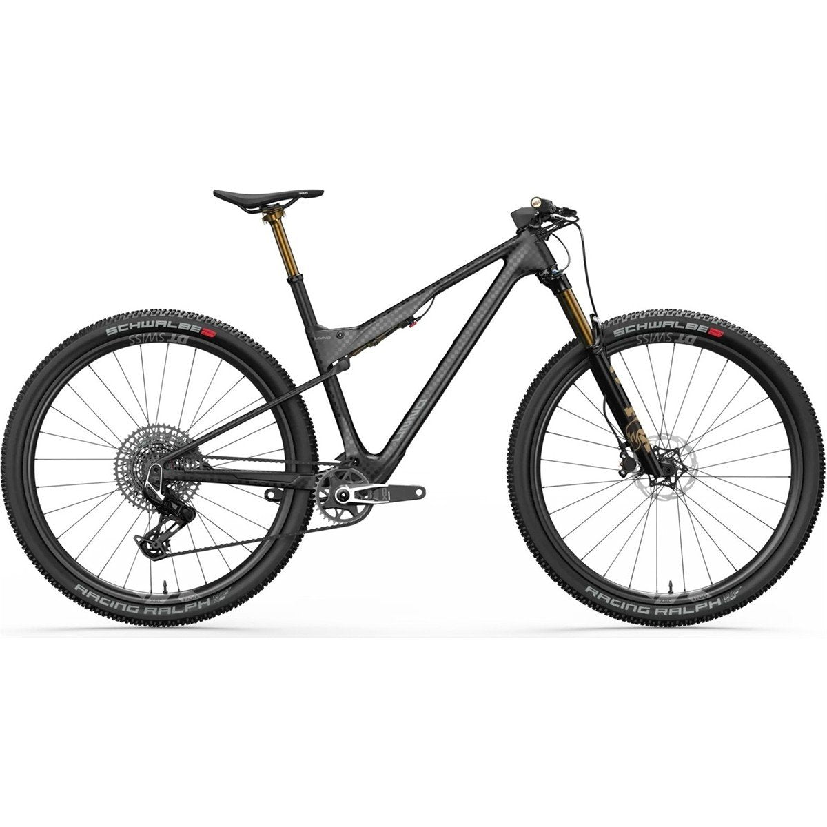 Heldämpad MTB Unno HORN Pro Carbon Matte