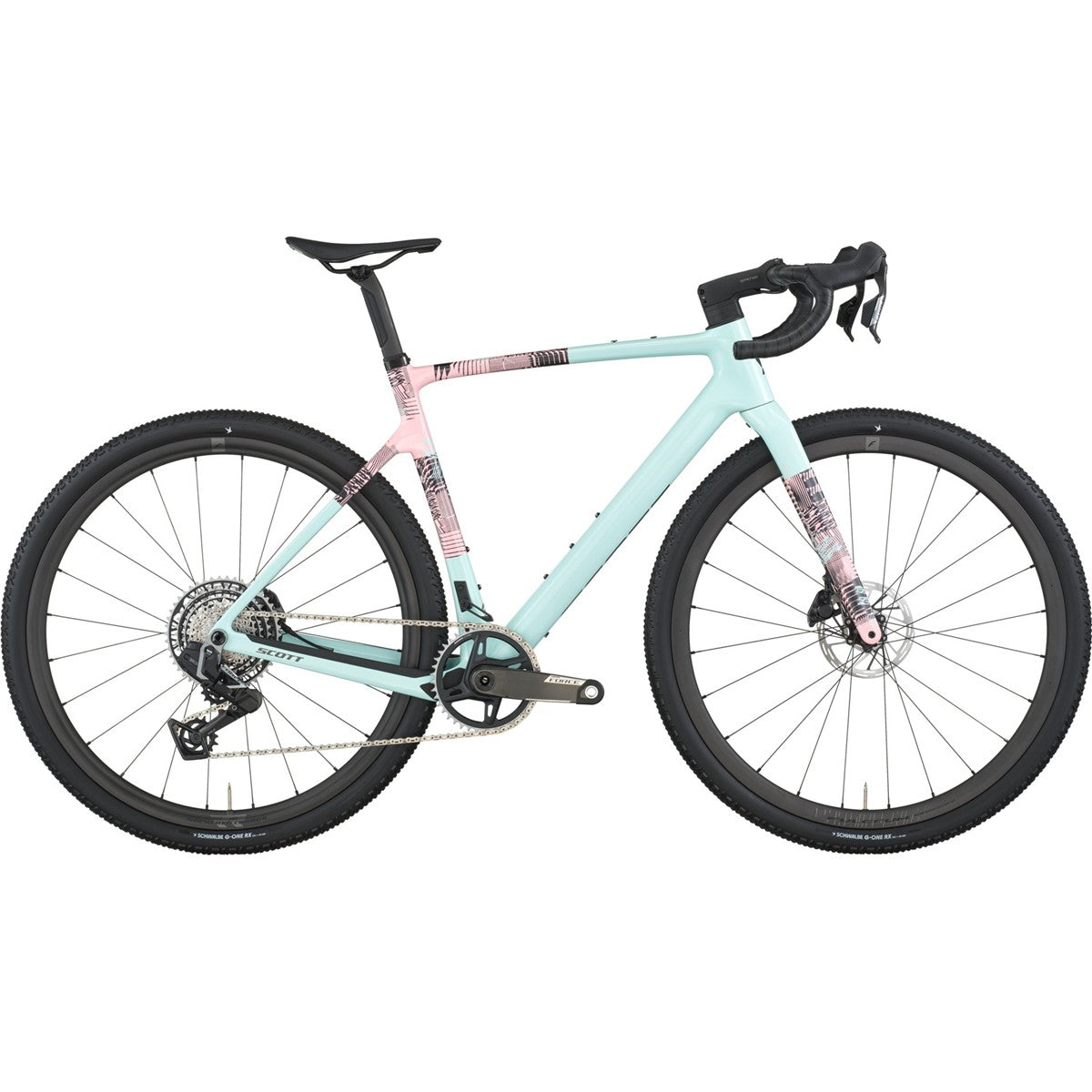 Gravelcykel Scott Addict Gravel 10 Gelato Blue/Gelato Pink