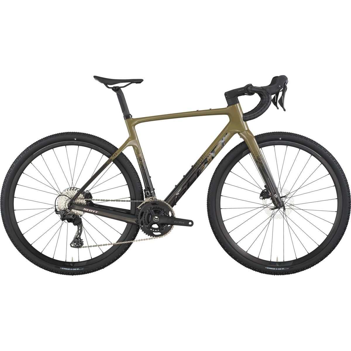 Gravelcykel Scott Addict Gravel 40 Kaki Green/Carbon Black