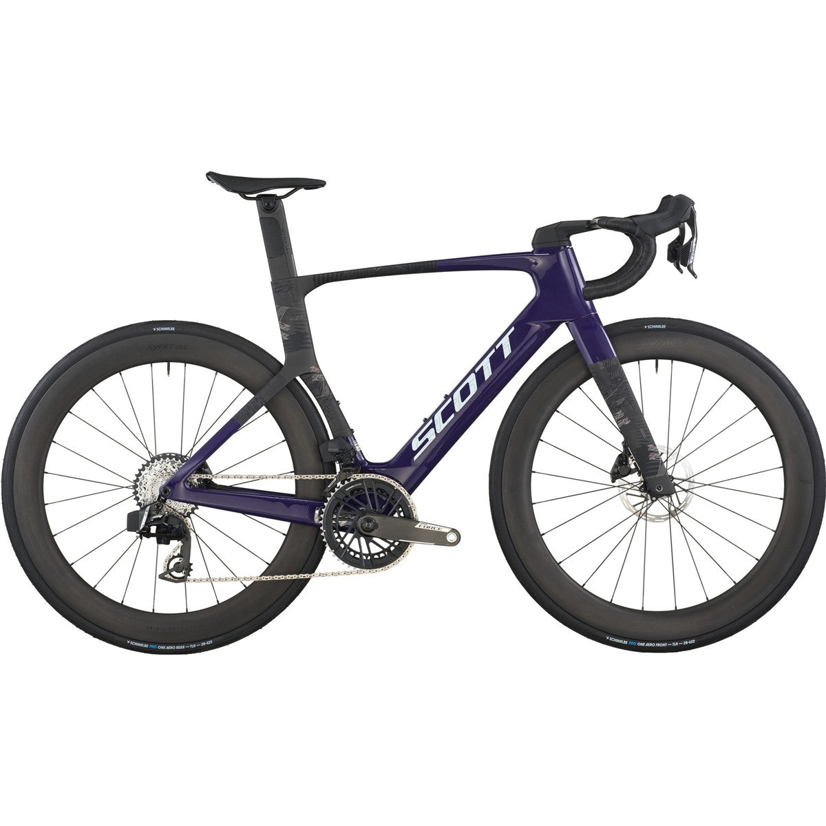Aeroracer Scott Foil RC Team Grape Purple/Carbon Black
