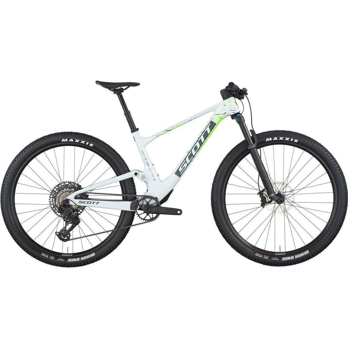 Heldämpad MTB Scott Spark RC Comp Cumulus White
