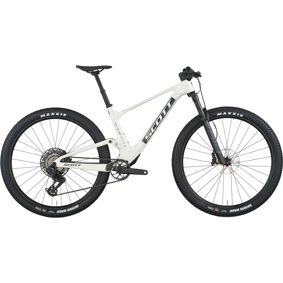 Heldämpad MTB Scott Spark RC Team Whisper Grey