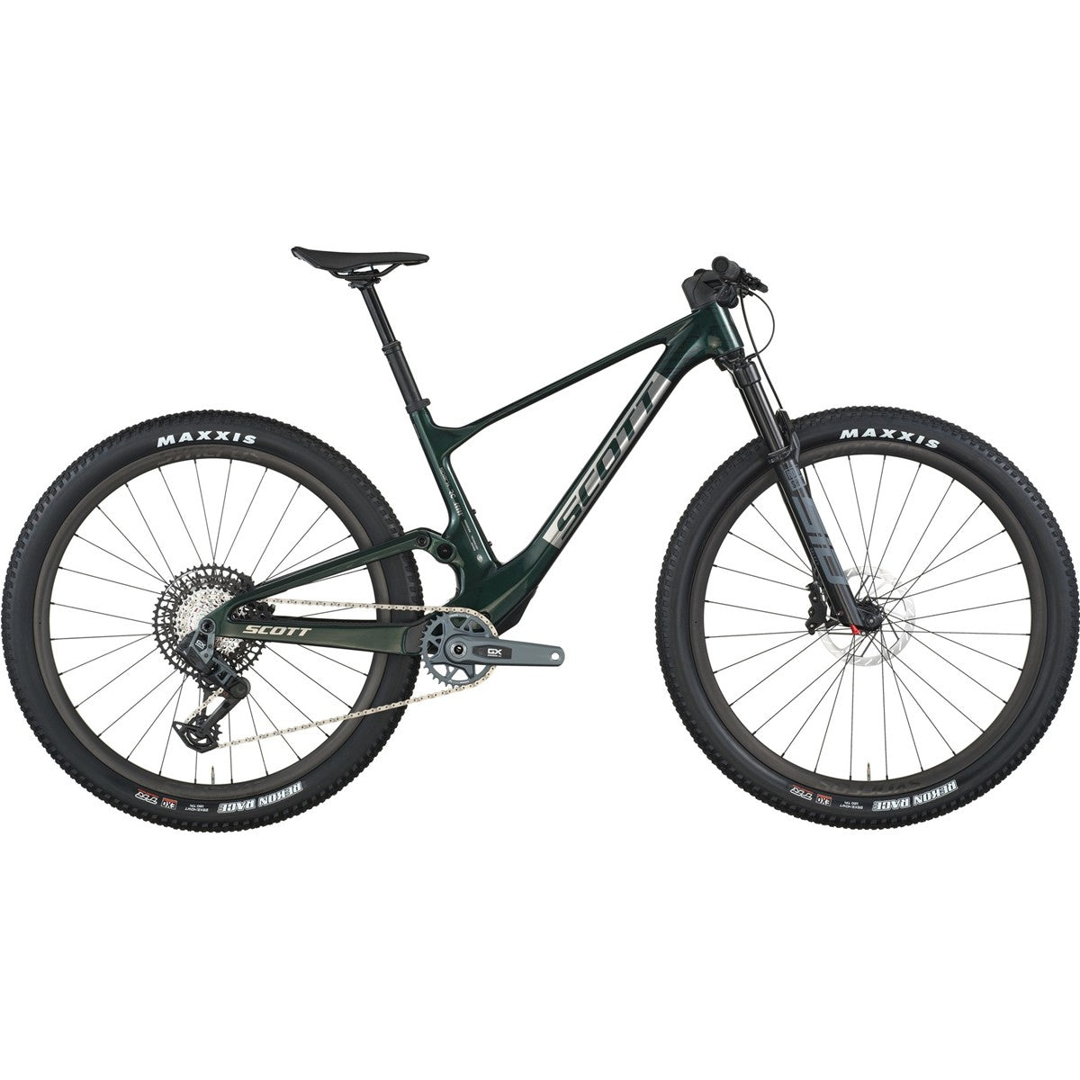 Heldämpad MTB Scott Spark RC Team Issue Twinkle Green
