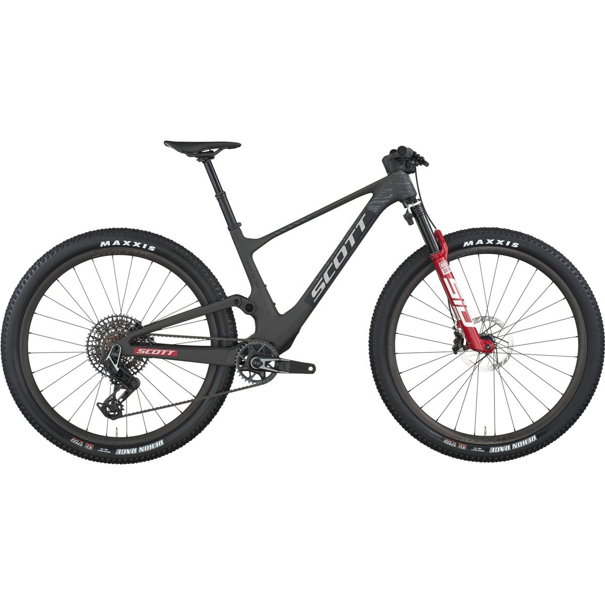 Heldämpad MTB Scott Spark RC World Cup Carbon Black