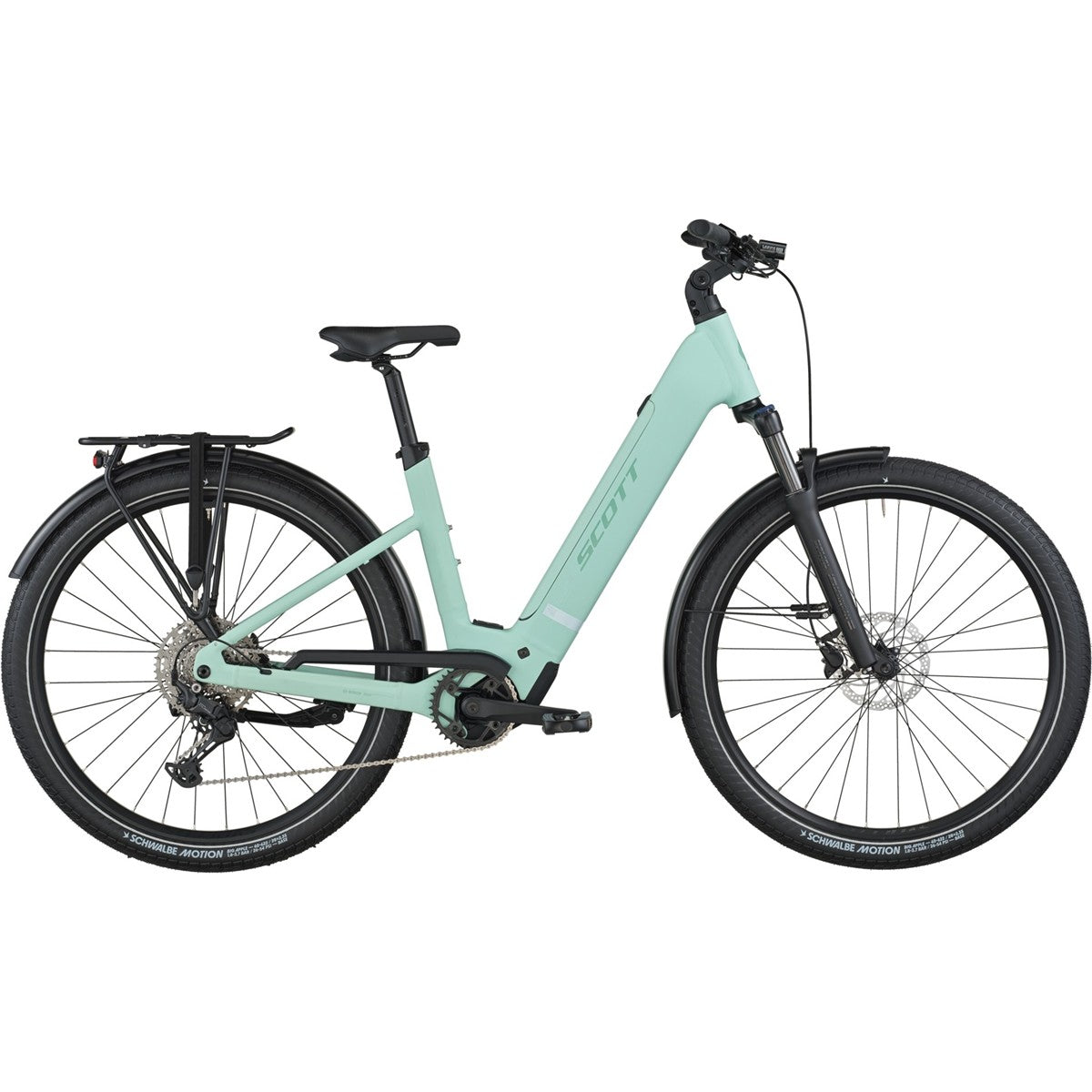 Hybridcykel el Scott Sub Sport 20 Wave Mint Green