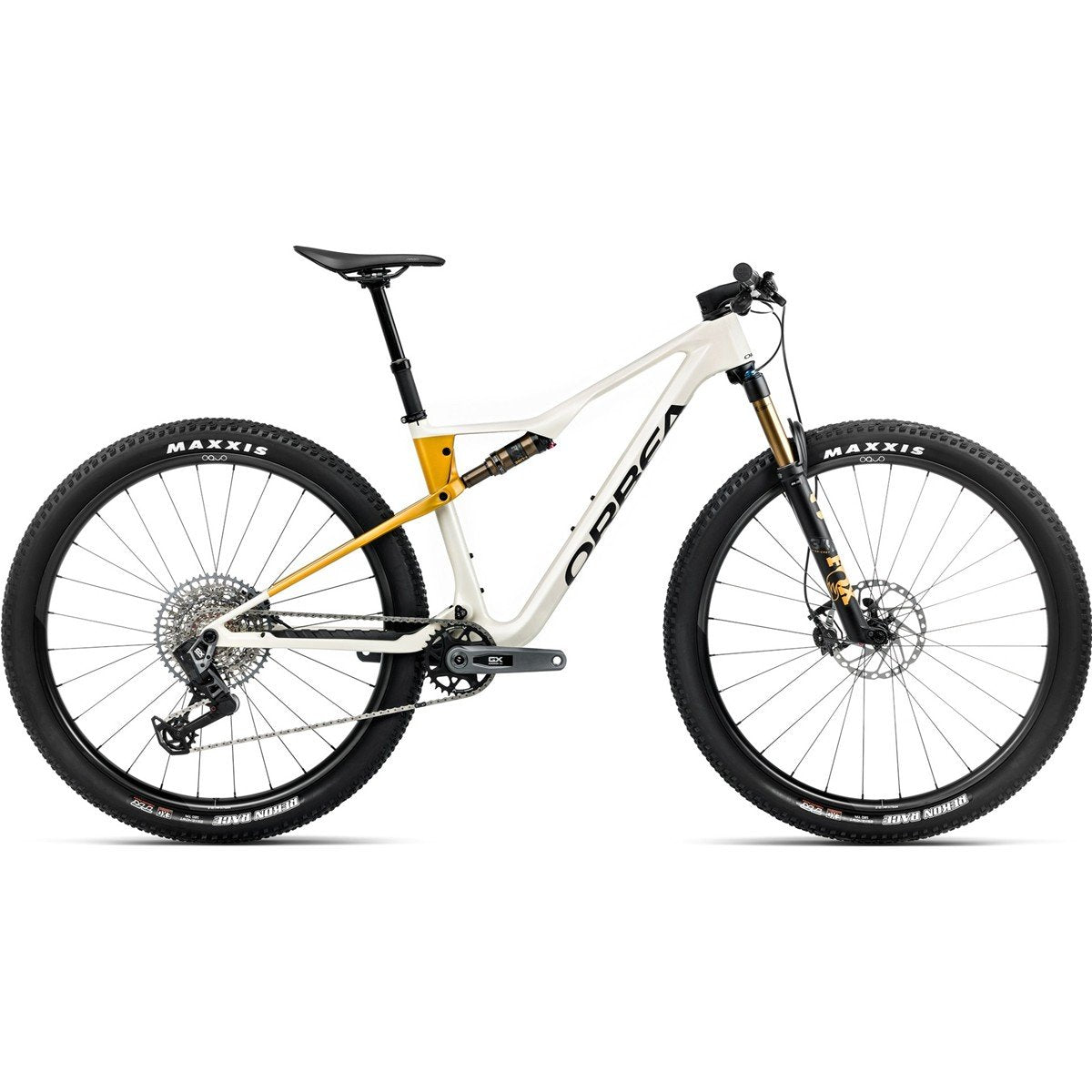 Heldämpad MTB Orbea Oiz M10 AXS White/Yellow