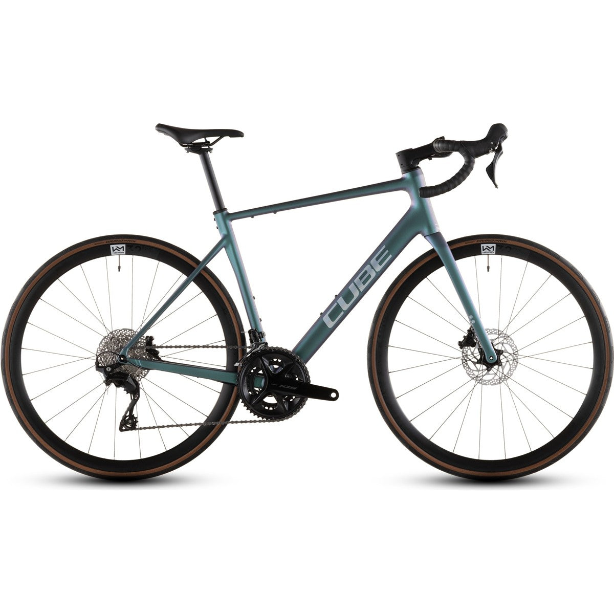 Racercykel Allround Cube Attain SLX 105 Smaragdgrey/Prism