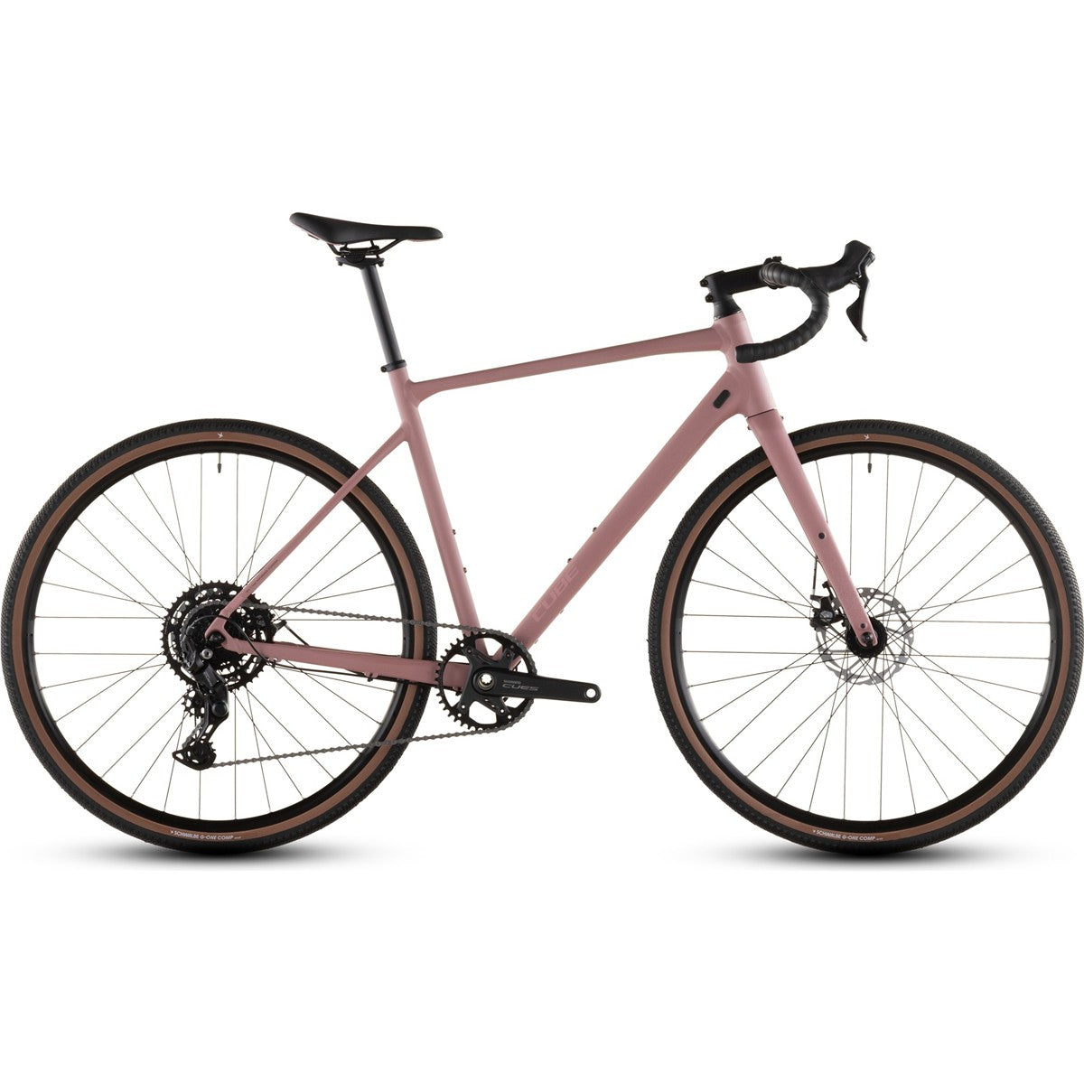 Gravelcykel Cube Nuroad ONE Cues 1x9s Ruby/Puce