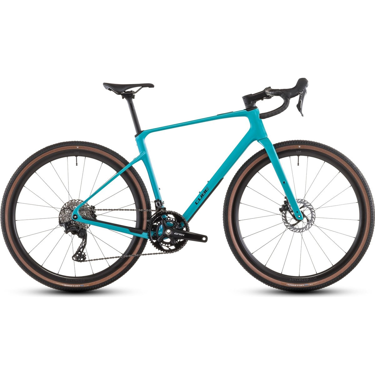 Gravelcykel Cube Nuroad C:62 Pro GRX 2x12s Swimmingpool/Black