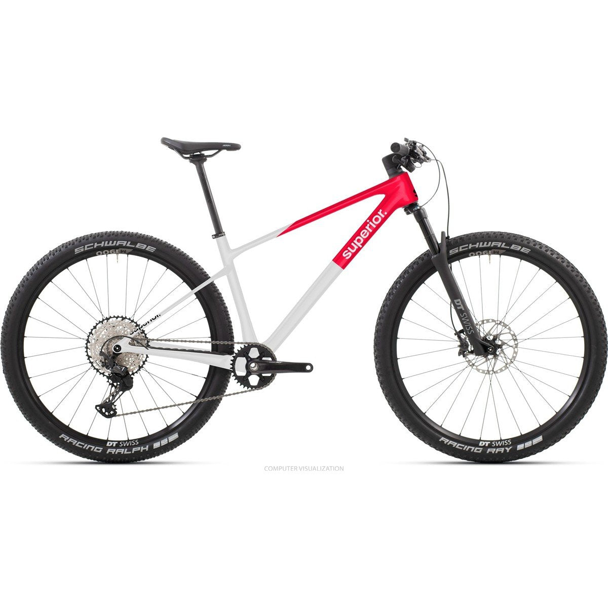 Hardtail MTB Superior XP 9.6 Gloss Coral Red / Grey
