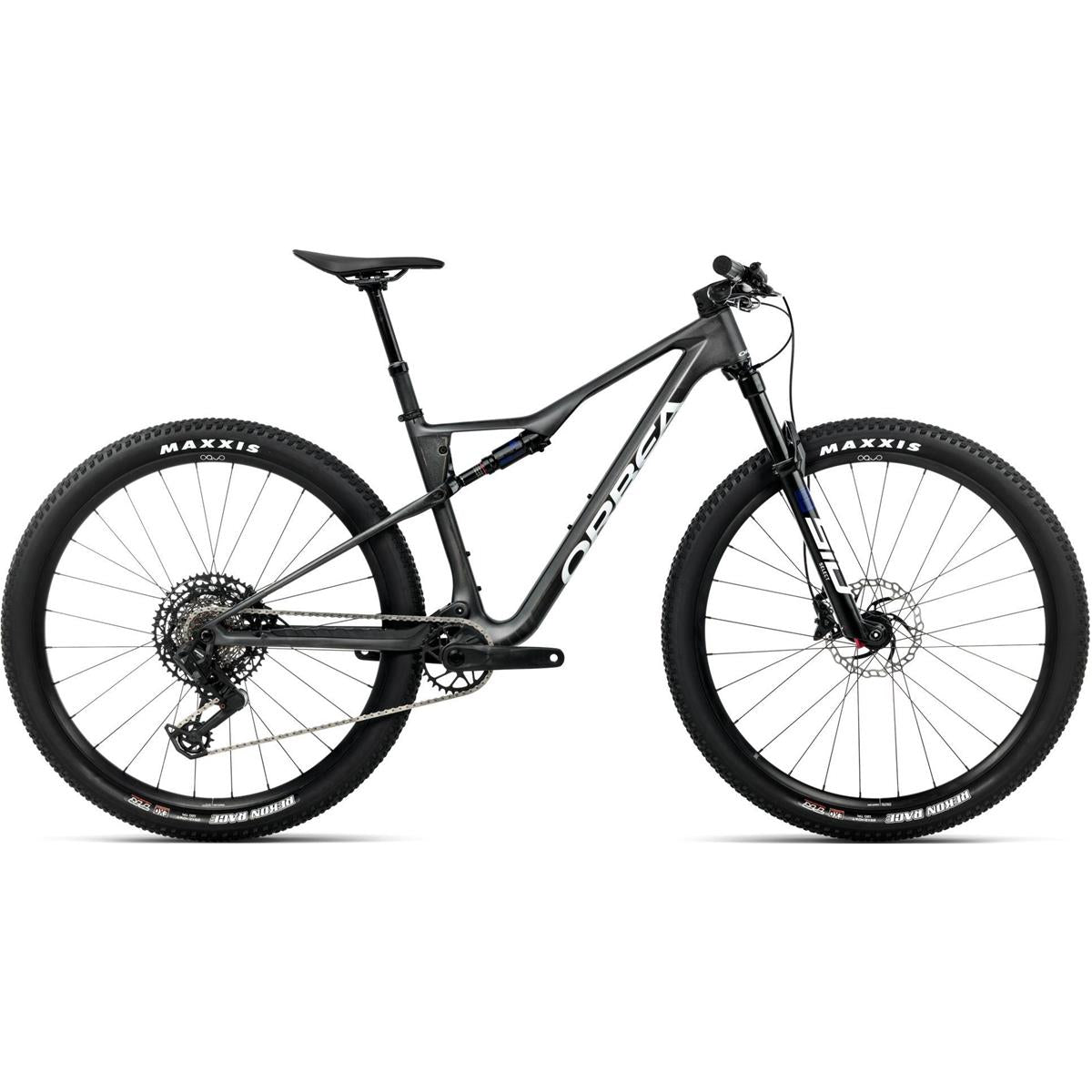 Heldämpad MTB Orbea Oiz M21 AXS S1000 Diamond Carbon View