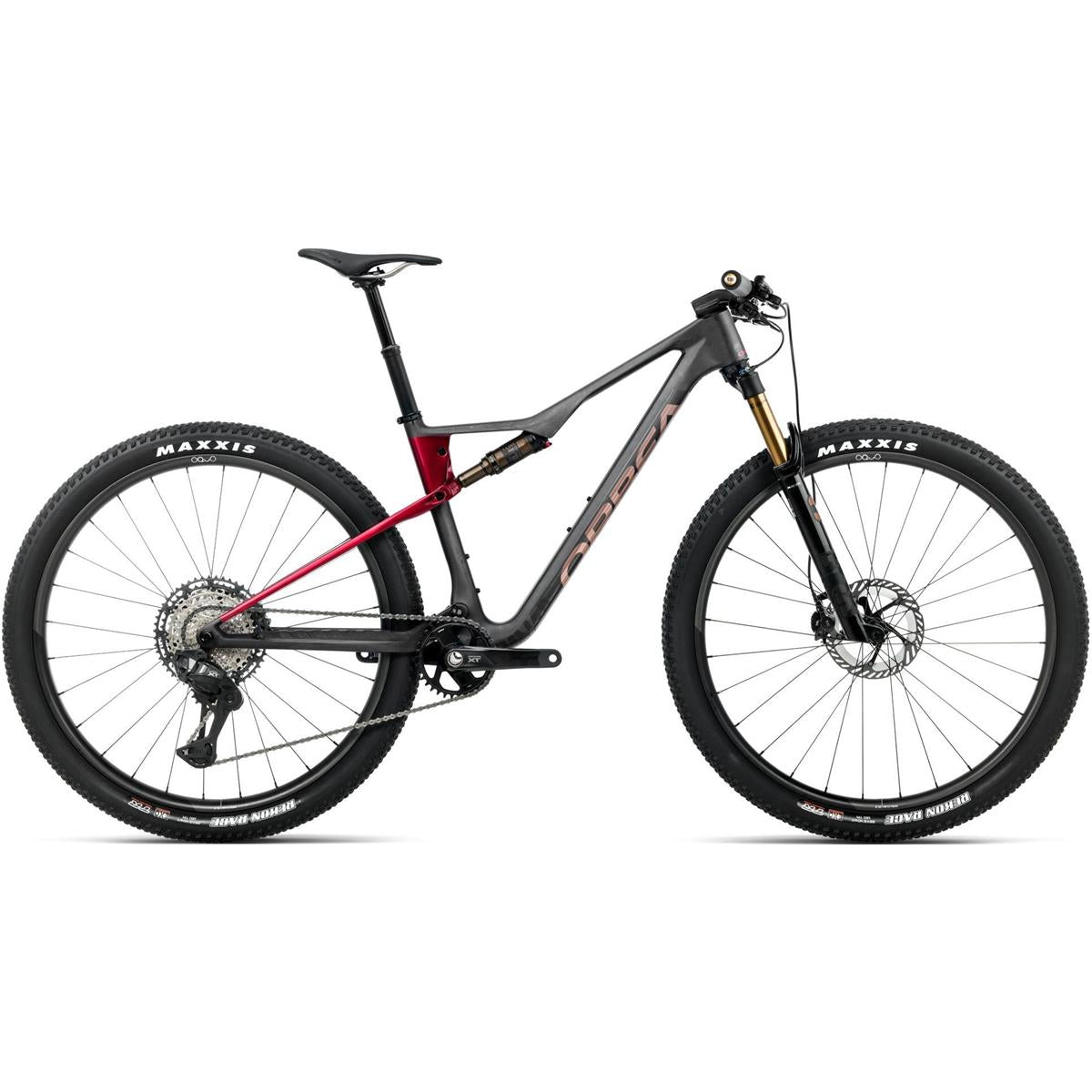 Heldämpad MTB Orbea Oiz M-Pro XT Di2 Diamond Carbon View/Cherry Red