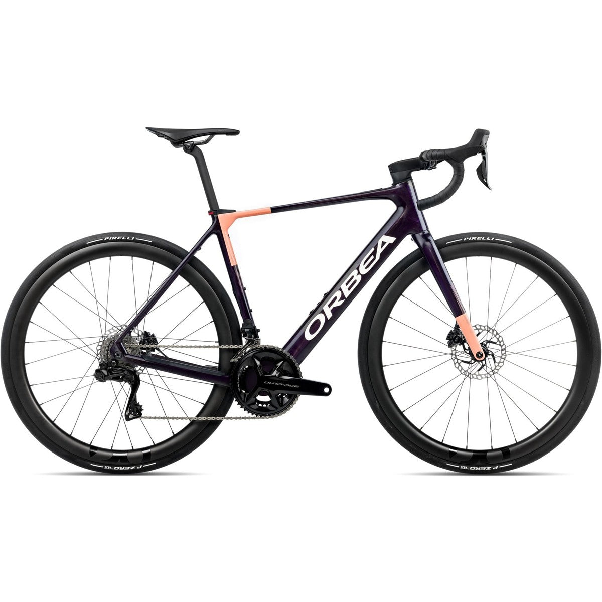 Elcykel Racer Orbea Gain M10i 353Wh Dura-Ace Di2 Fantasy Purple Carbon View/Orange Cloud